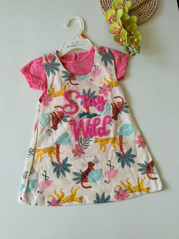 Rossy pinafore