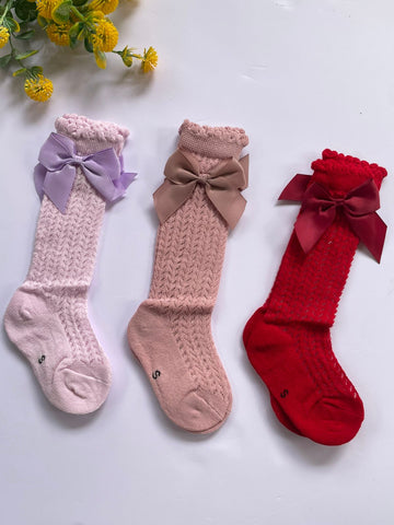 Net knee socks