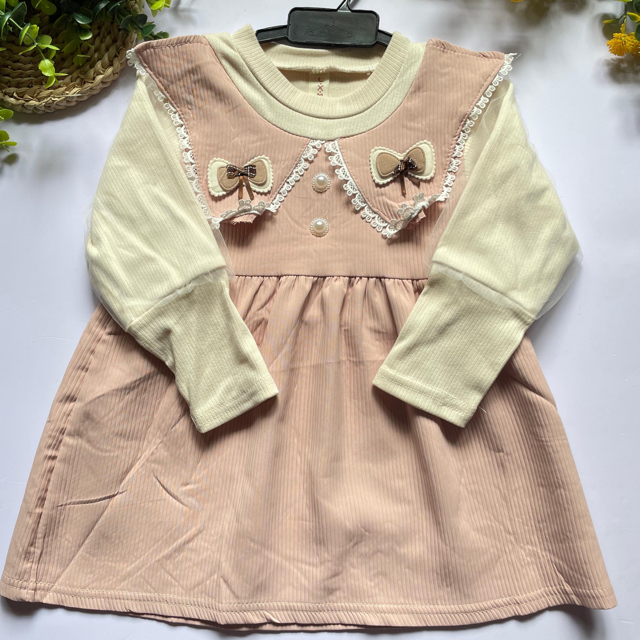Peach blossom frock