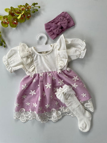 Daisy trim tulley set