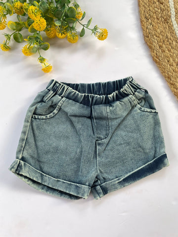 Denim shorts