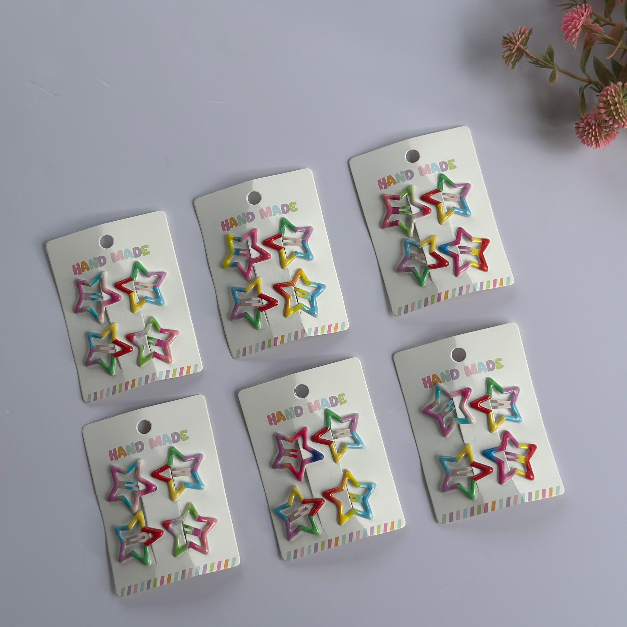 Multi shade star clip