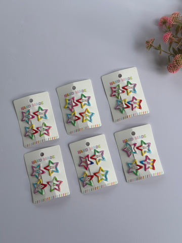 Multi shade star clip