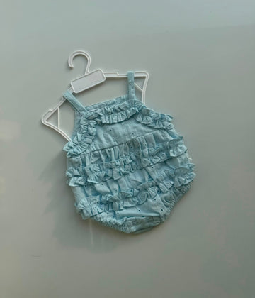 Ocean Breeze Smocked Romper