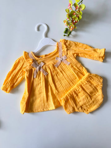 little peppa yellow dress