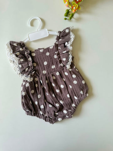 Dot cottage  romper