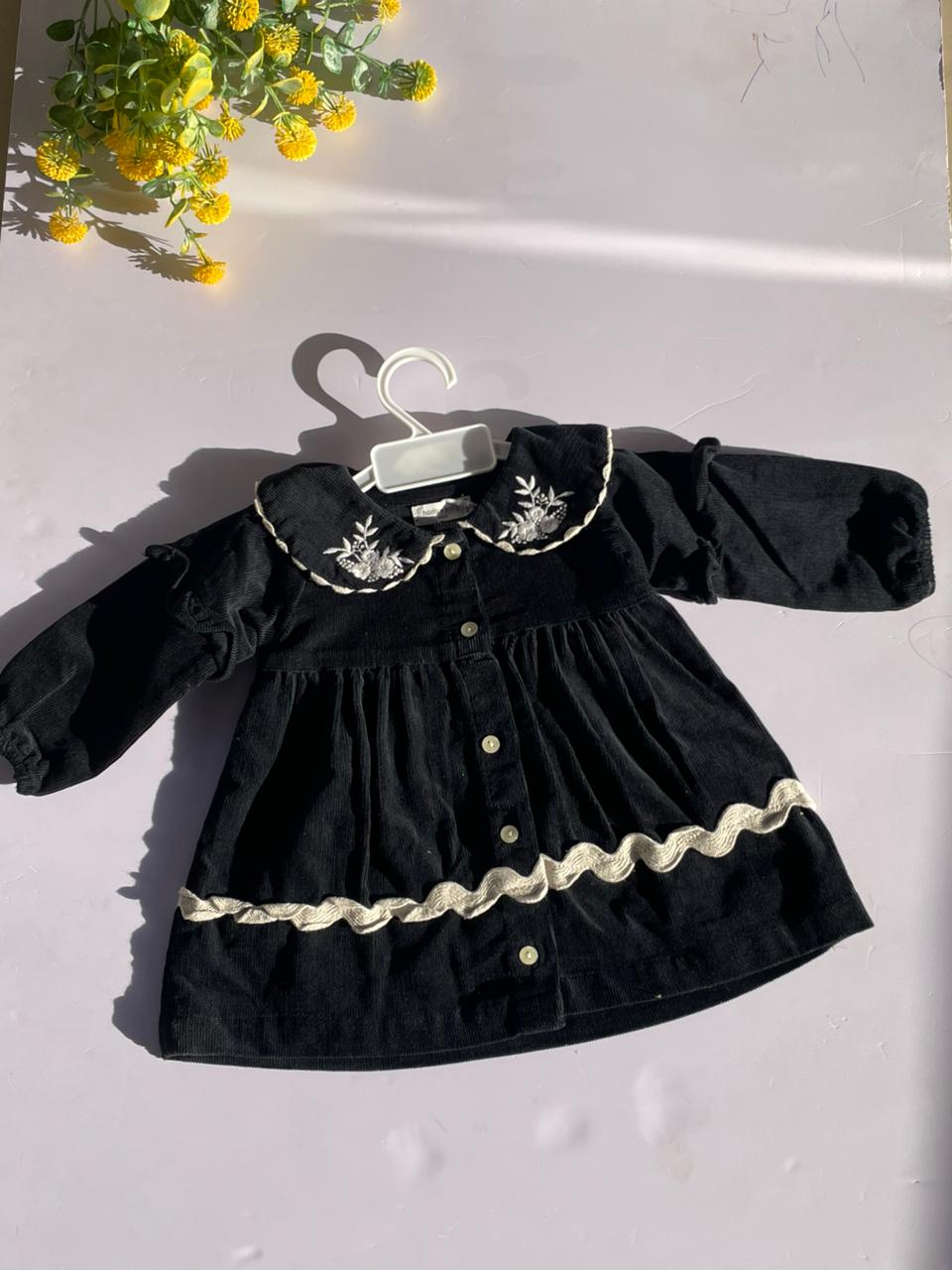 Black blossom frock