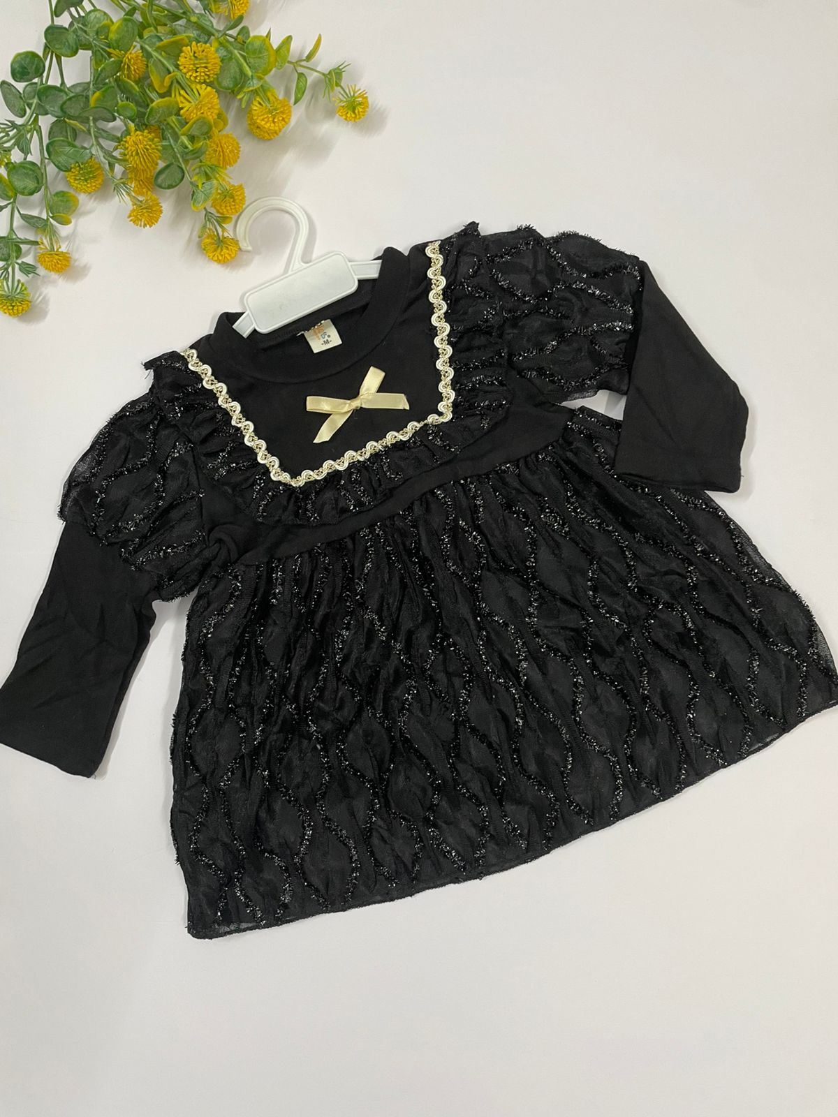 Black twinkle frock
