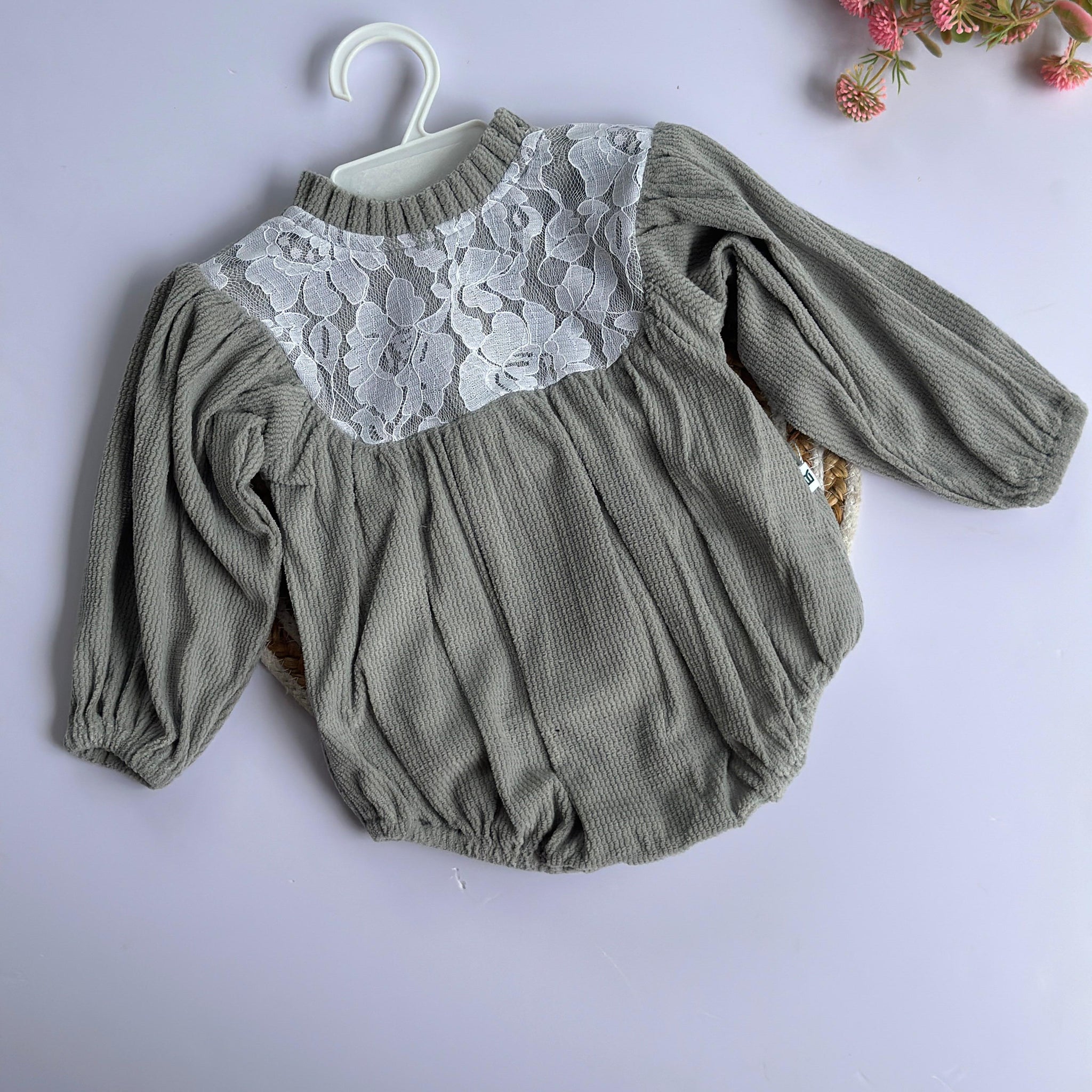 Vintage lace romper