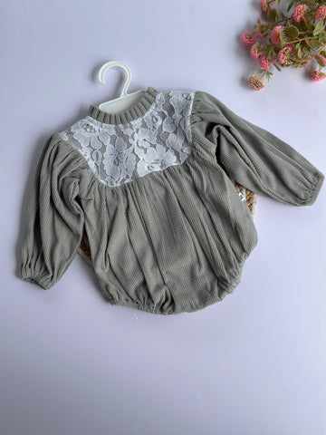 Vintage lace romper
