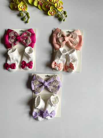 princess headband & socks set
