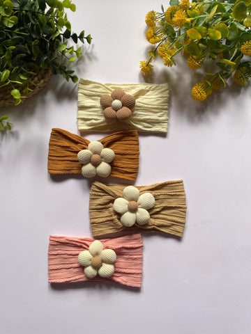 Daisy snuggle headband