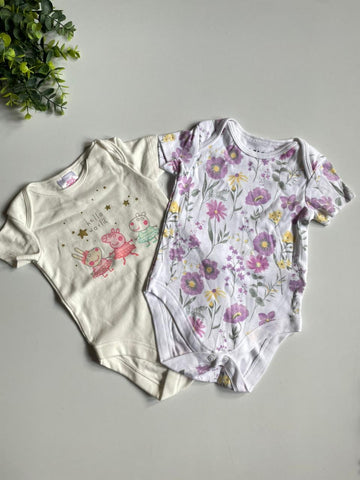 set of 2 rompers