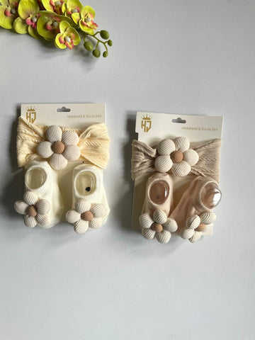 daisy headband - socks set