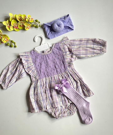 lilac eyelet