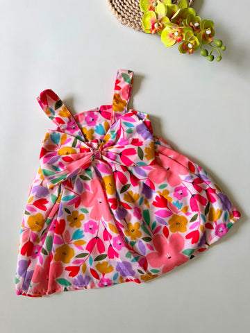 Rosy garden frock