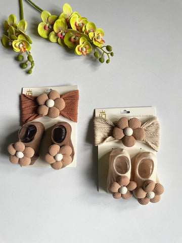 daisy headband-socks set