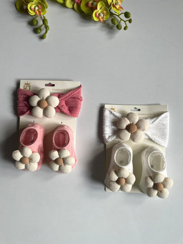 daisy headband-socks set