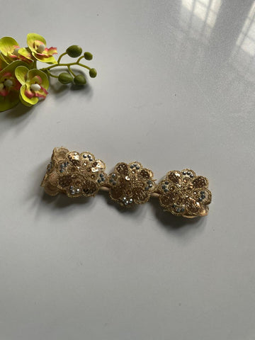 golden lace headband