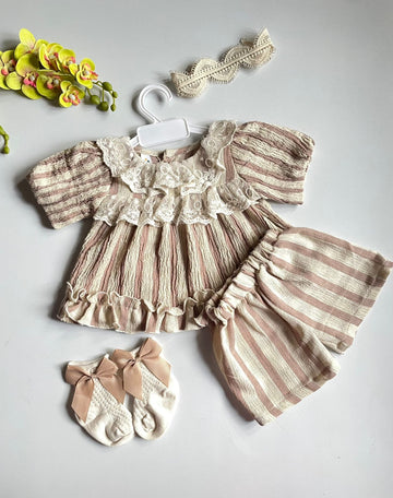 Dusty rose meadow set