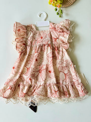Terracotta rose dress