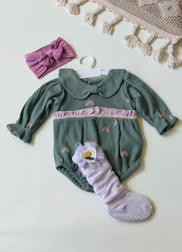 Meadow rainbow waffle set