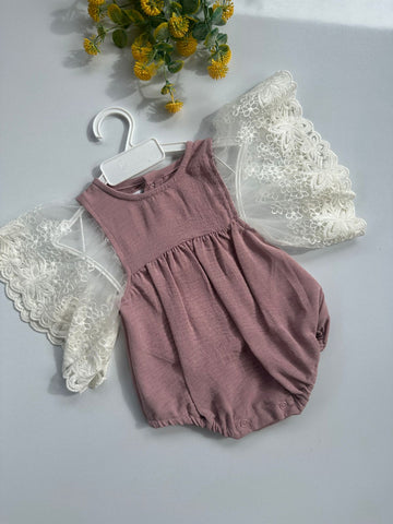 Sugar Plum Fairy Wings Romper