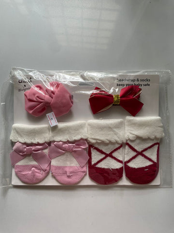 Head band and socks set