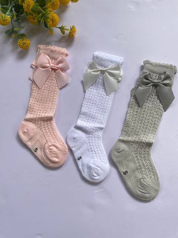 Net knee socks