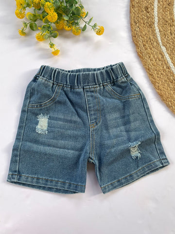 Denim shorts