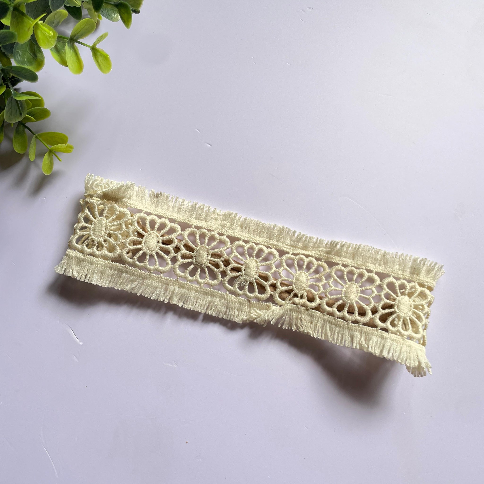 Boho daisy lace headbands