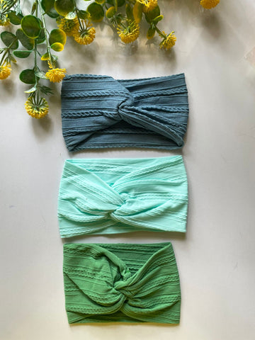 Twisted head bands