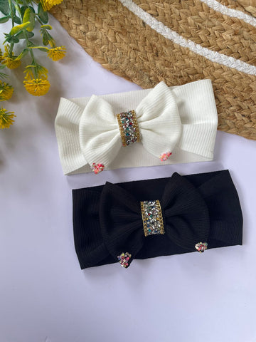 Multi glitter headwrap