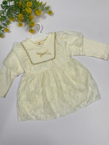 White twinkle frock
