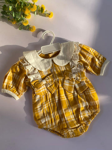 yellow mellow romper